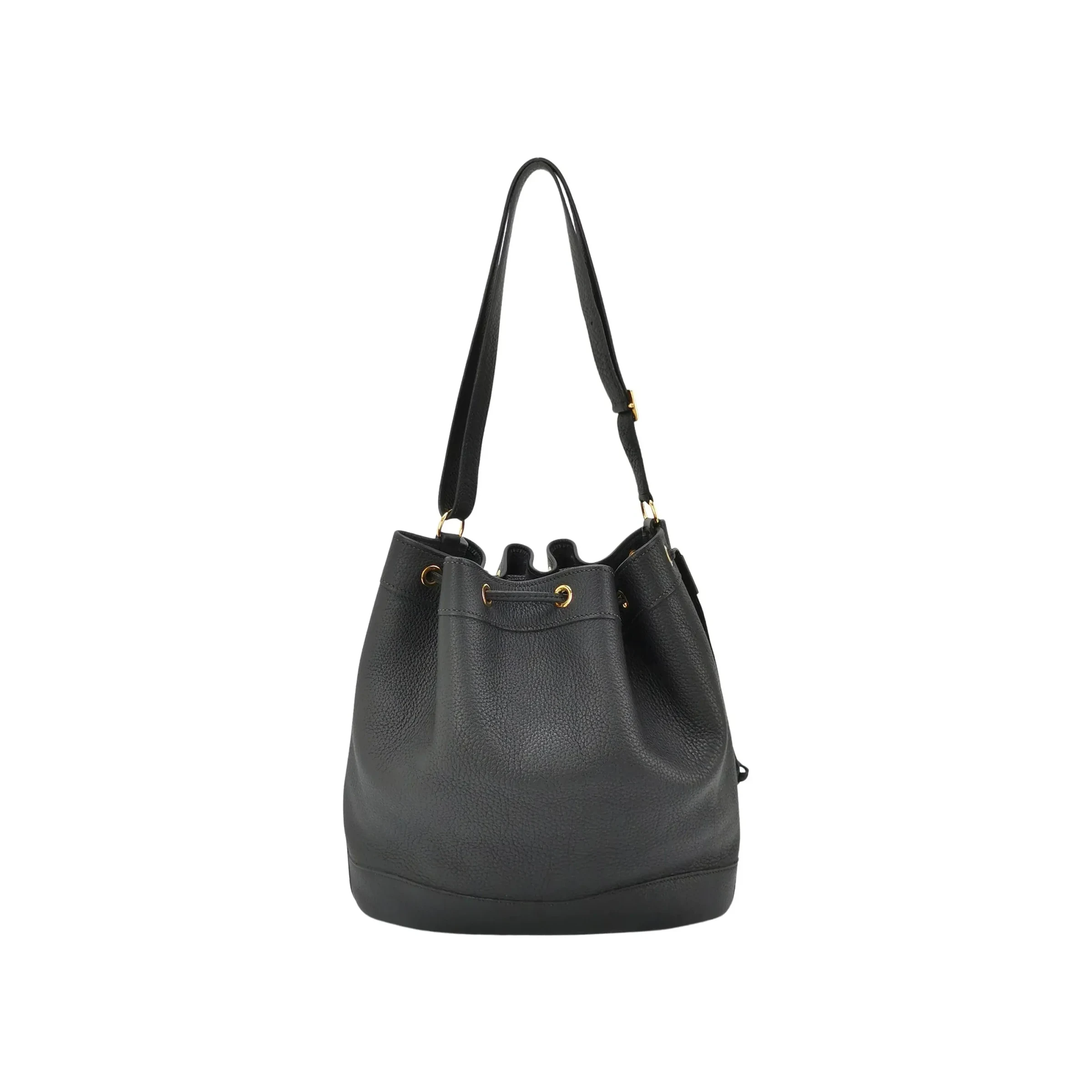 Hermès Market Vintage Bucket Bag Clemence Leather