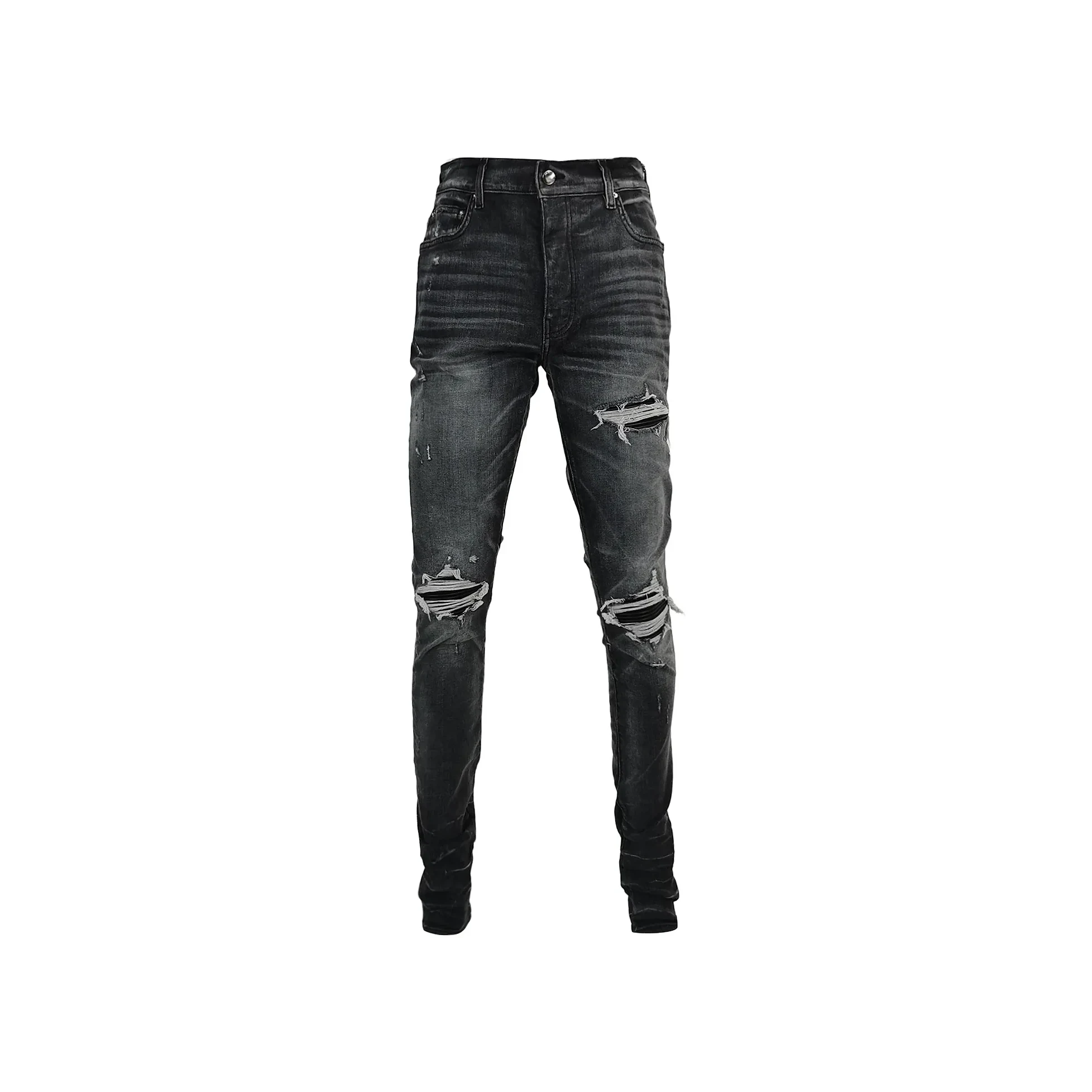 Amiri Distressed Denim Jeans, Size 33