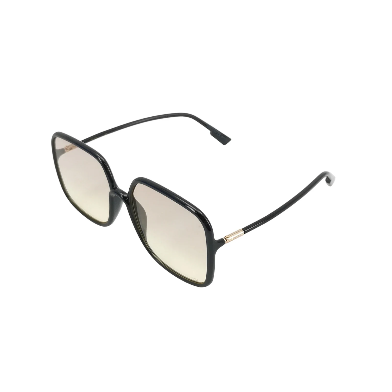 Dior Black Square-Frame Logo Sunglasses