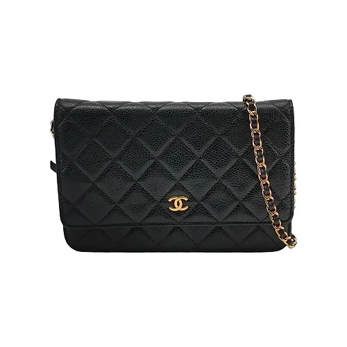 Chanel Wallet on Chain Black Quilted Calfskin
