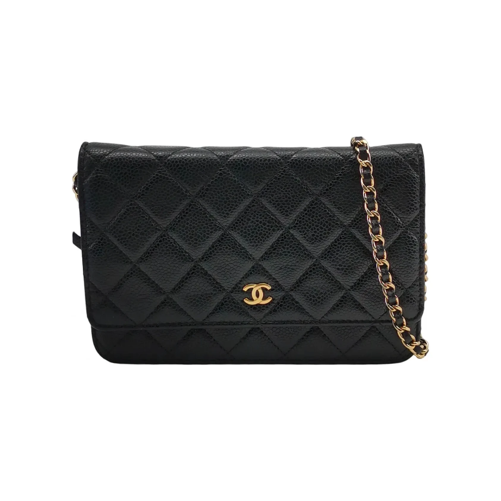 Chanel Wallet on Chain Black Quilted Calfskin