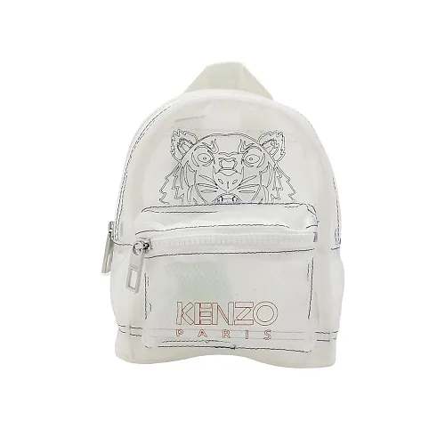 Kenzo Tiger Backpack, White