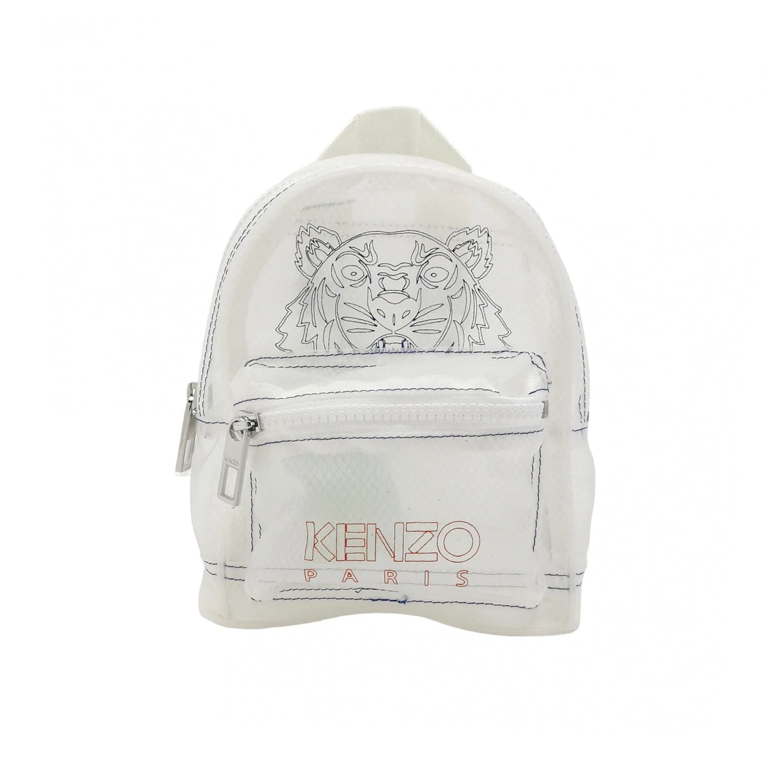 Kenzo Tiger Backpack, White