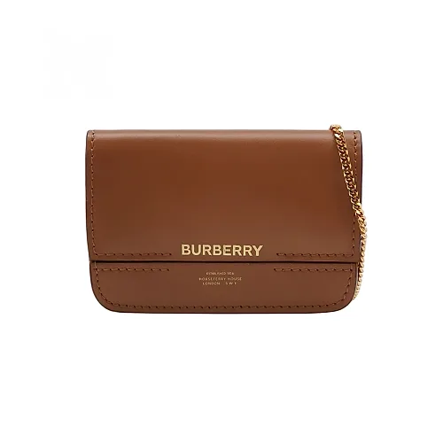 Burberry Grace Micro Shoulder Bag, Brown