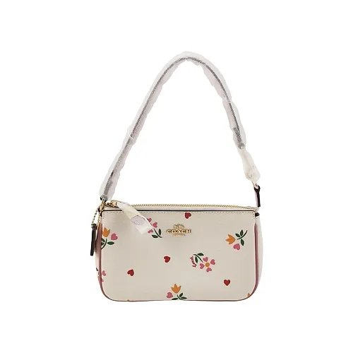 Coach Nolita 19 Printed Top Handle, White