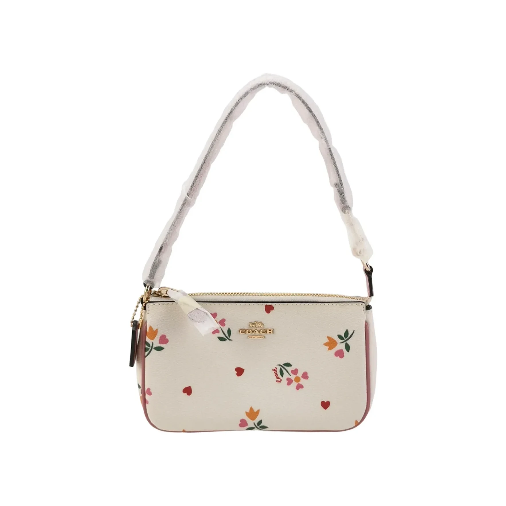 Coach Nolita 19 Printed Top Handle, White