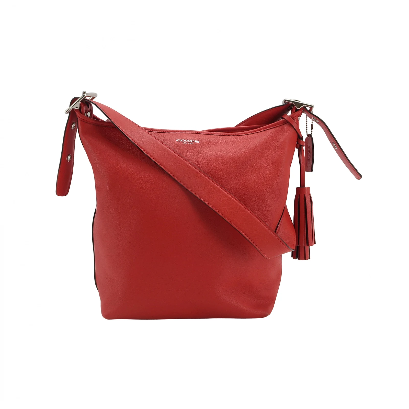 Coach Red Leather Crossbody