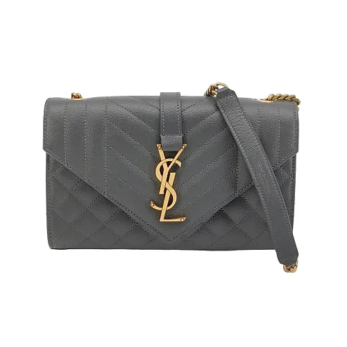 Saint Laurent Envelope Small, Grey