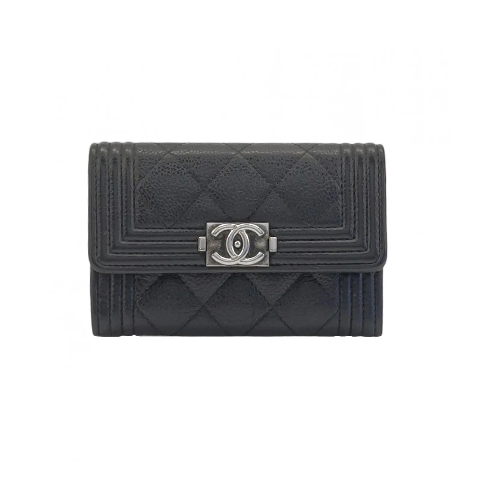 Chanel Boy Card Holder, Black