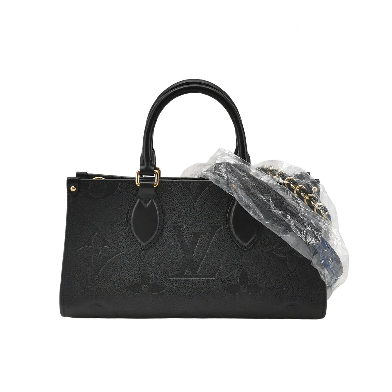 Louis Vuitton OnTheGo East West, Black Embossed