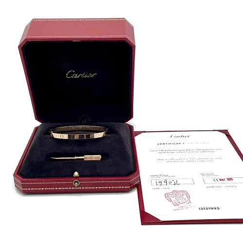 Cartier Love Bracelet Medium, 18K Rose Gold