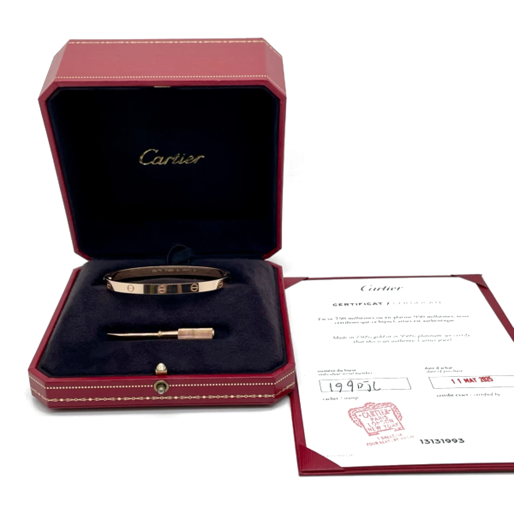 Cartier Love Bracelet Medium, 18K Rose Gold