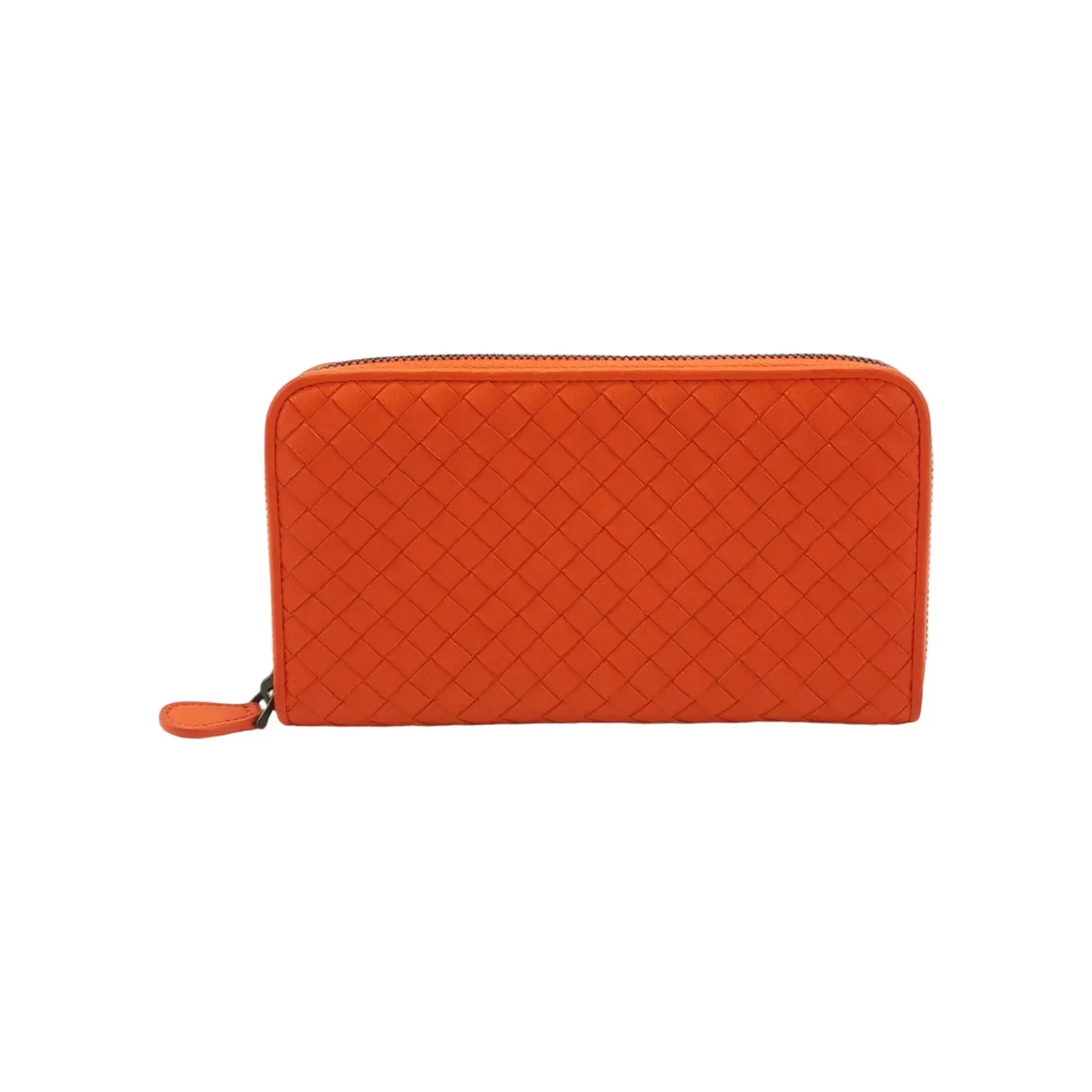 Bottega Veneta Roma Zip Wallet, Orange