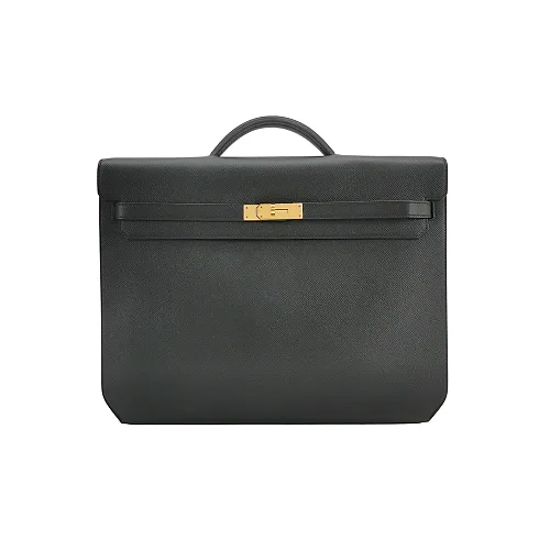 Hermès Kelly Dépêches 36 Epsom, Noir