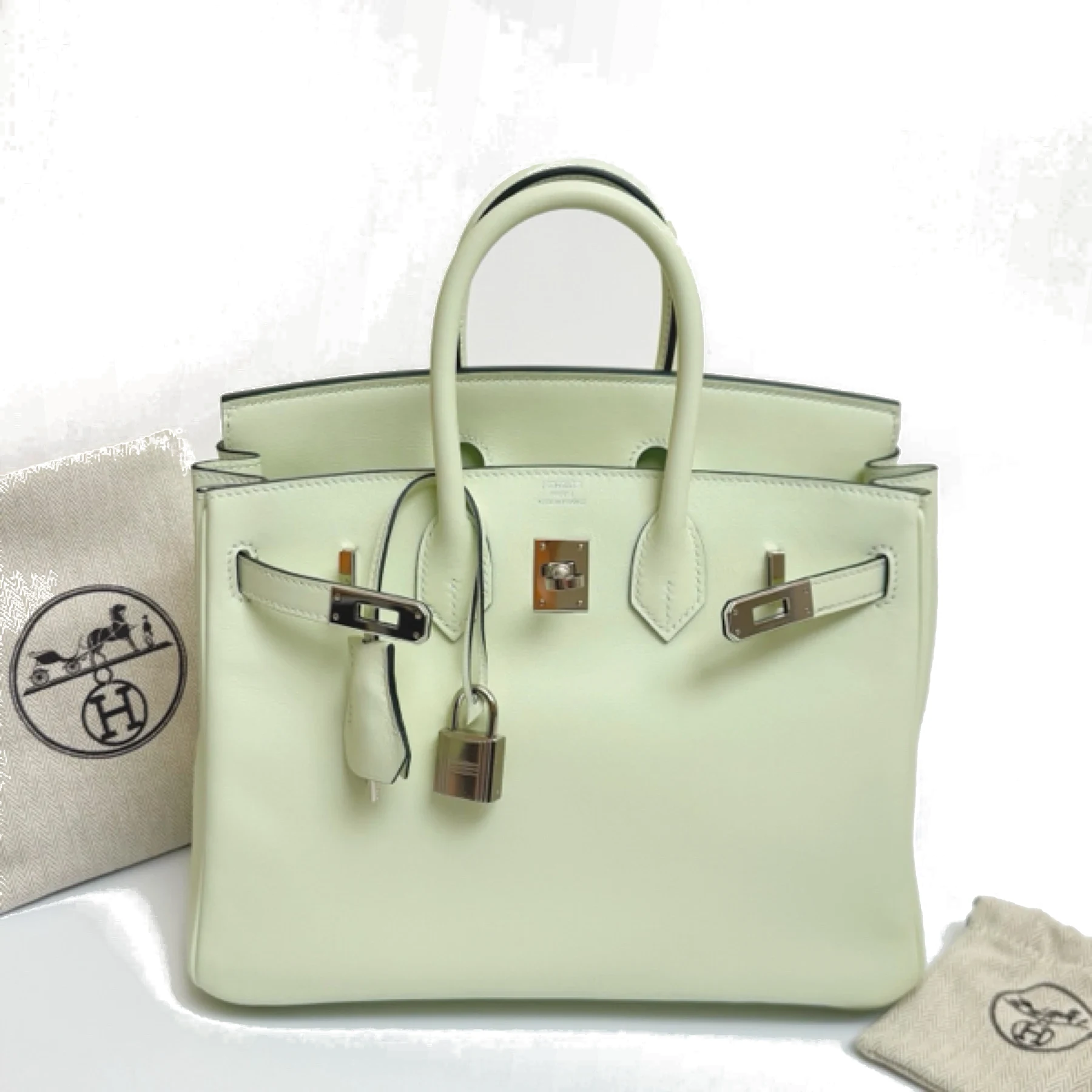 Hermès Birkin 25 Swift, Vert Bourgeon