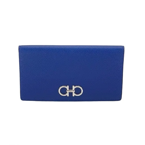 Salvatore Ferragamo Gancini Wallet, Blue
