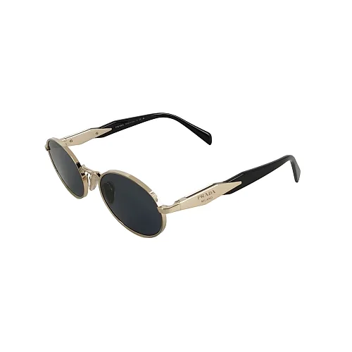 Prada Gold Square-Frame Sunglasses