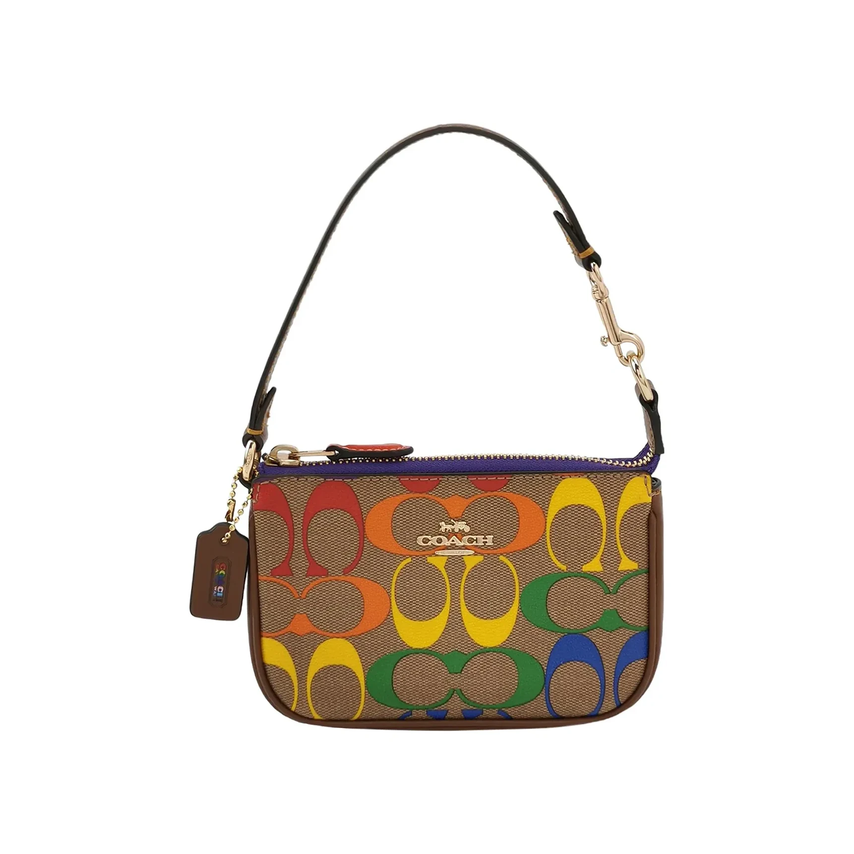 Coach Nolita Top-Handle, Brown Signature