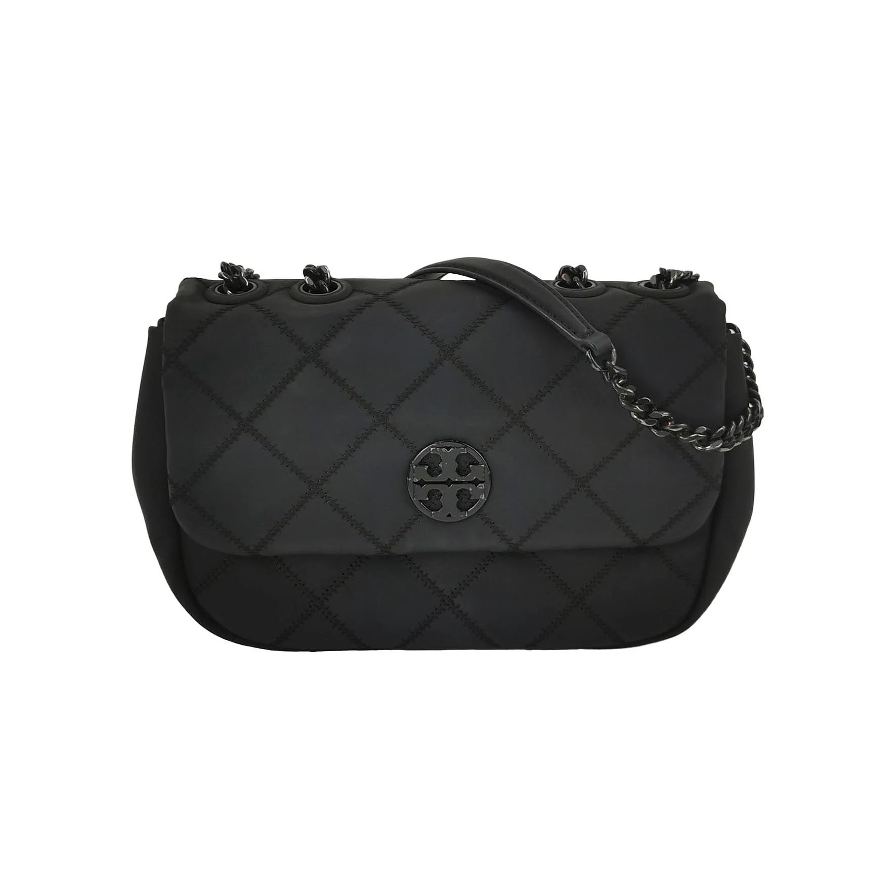 Tory Burch Willa Quilted Shoulder Bag, Black