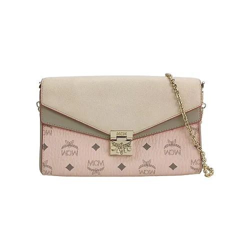 MCM Millie Crossbody, Pink Visetos