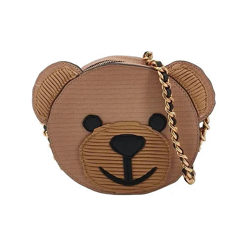 Moschino Teddy Bear Shoulder Bag, Brown