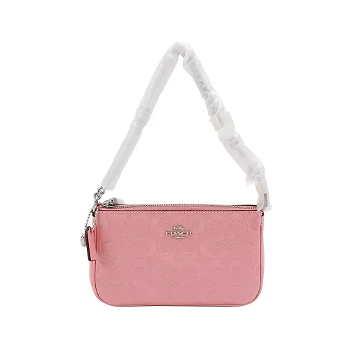 Coach Nolita 19 Embossed Signature Top-Handle, Pink