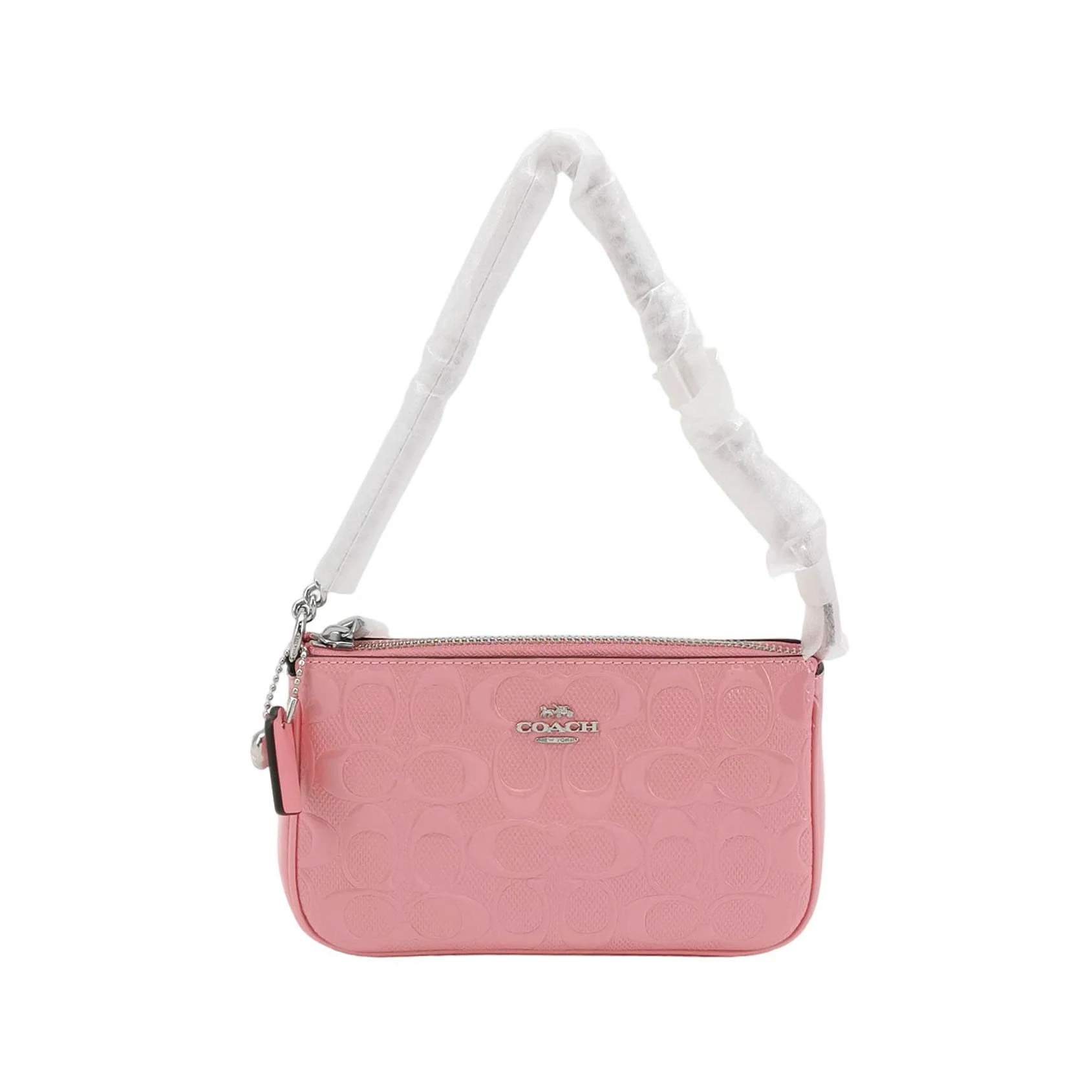 Coach Nolita 19 Embossed Signature Top-Handle, Pink