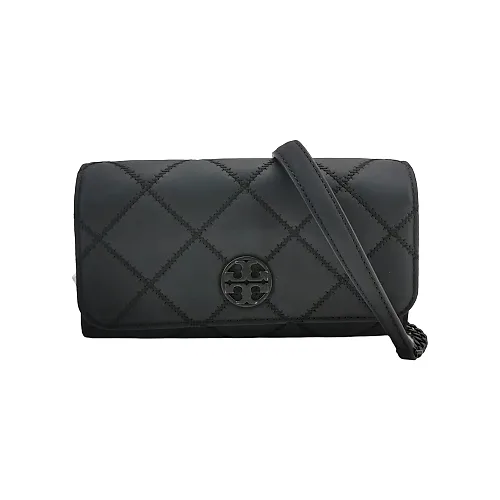 Tory Burch Willa Quilted Crossbody, Black