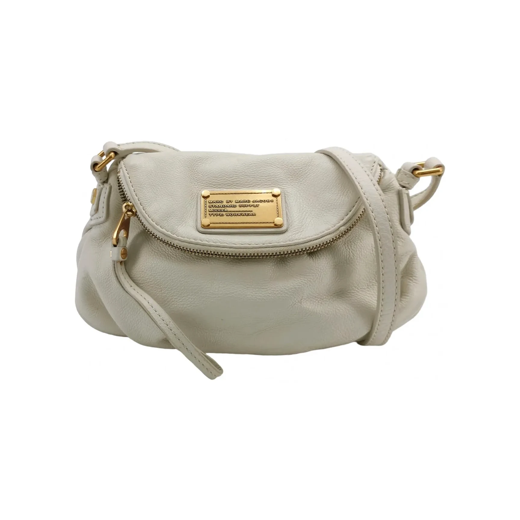 Marc by Marc Jacobs Logo Crossbody, White