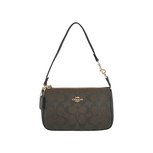 Coach Nolita 19 Mahjong Top-Handle, Brown Signature