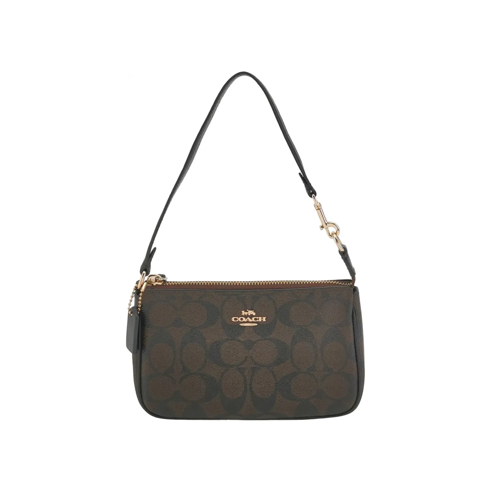Coach Nolita 19 Mahjong Top-Handle, Brown Signature
