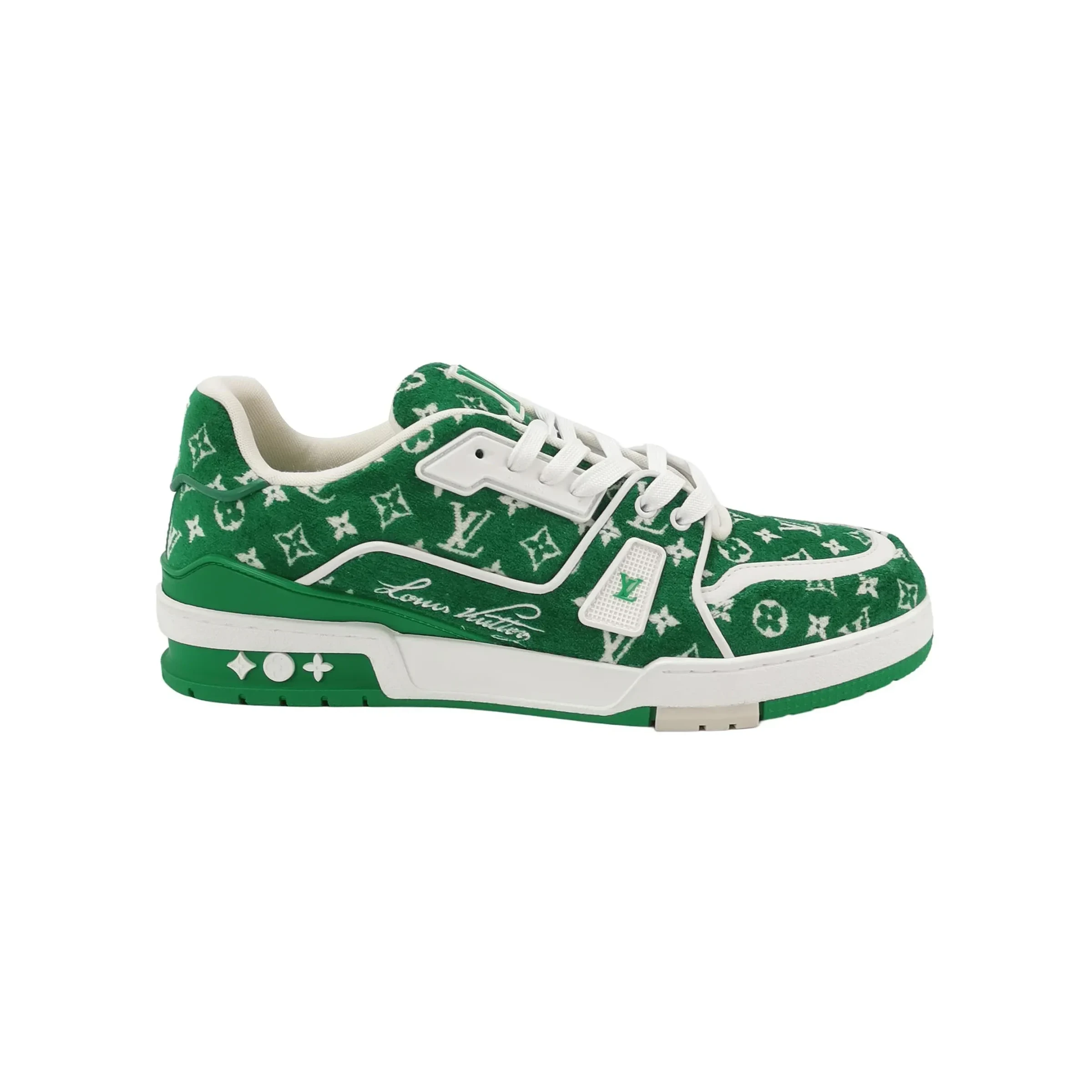 Louis Vuitton LV Trainer, Velour Monogram