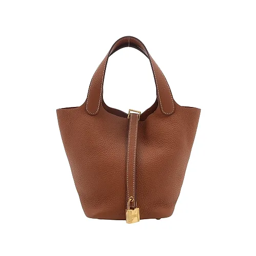 Hermès Picotin 18 Clemence, Gold
