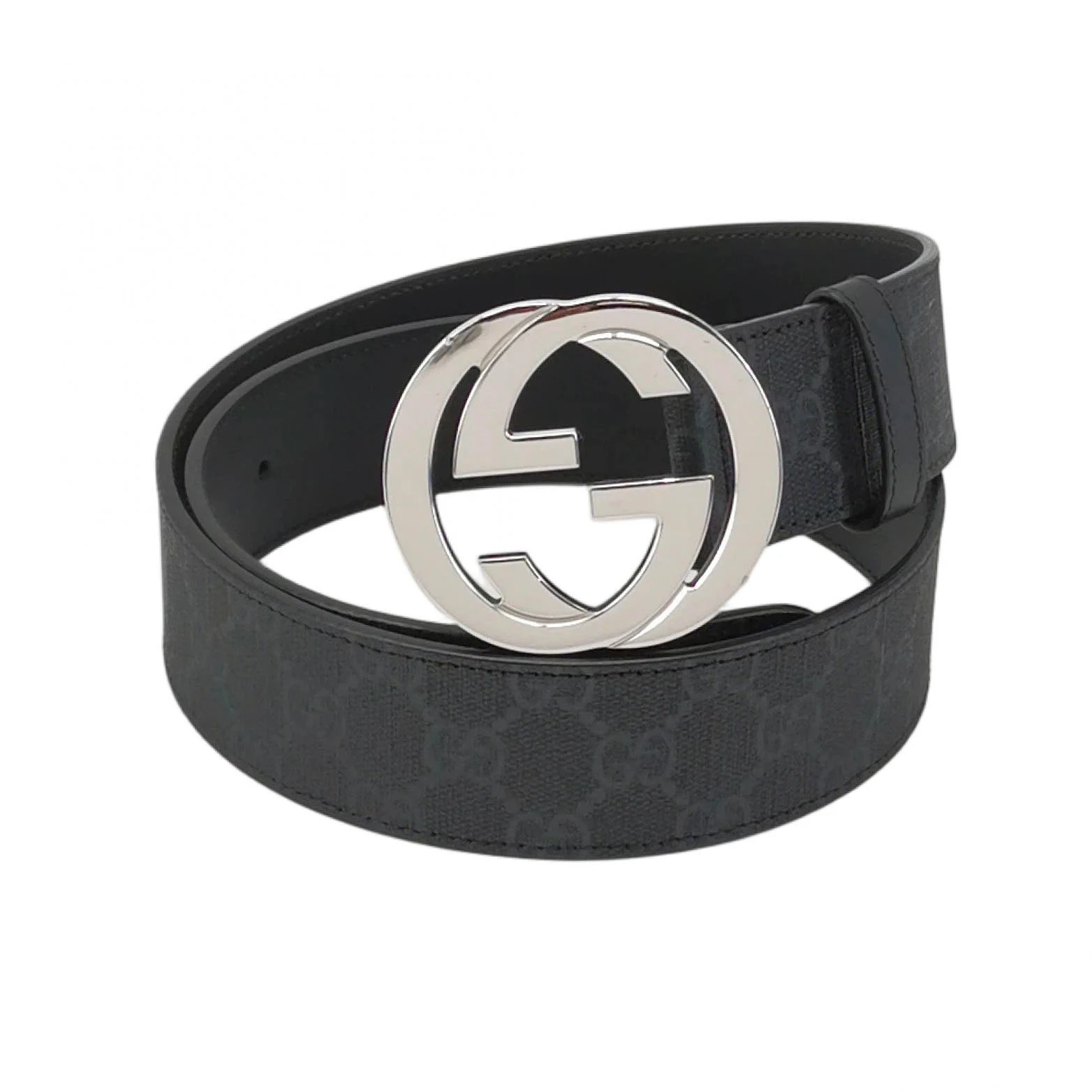 Gucci Interlocking-G Belt, Black