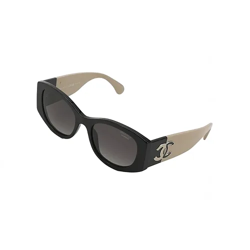 Chanel Double-C Sunglasses, Black