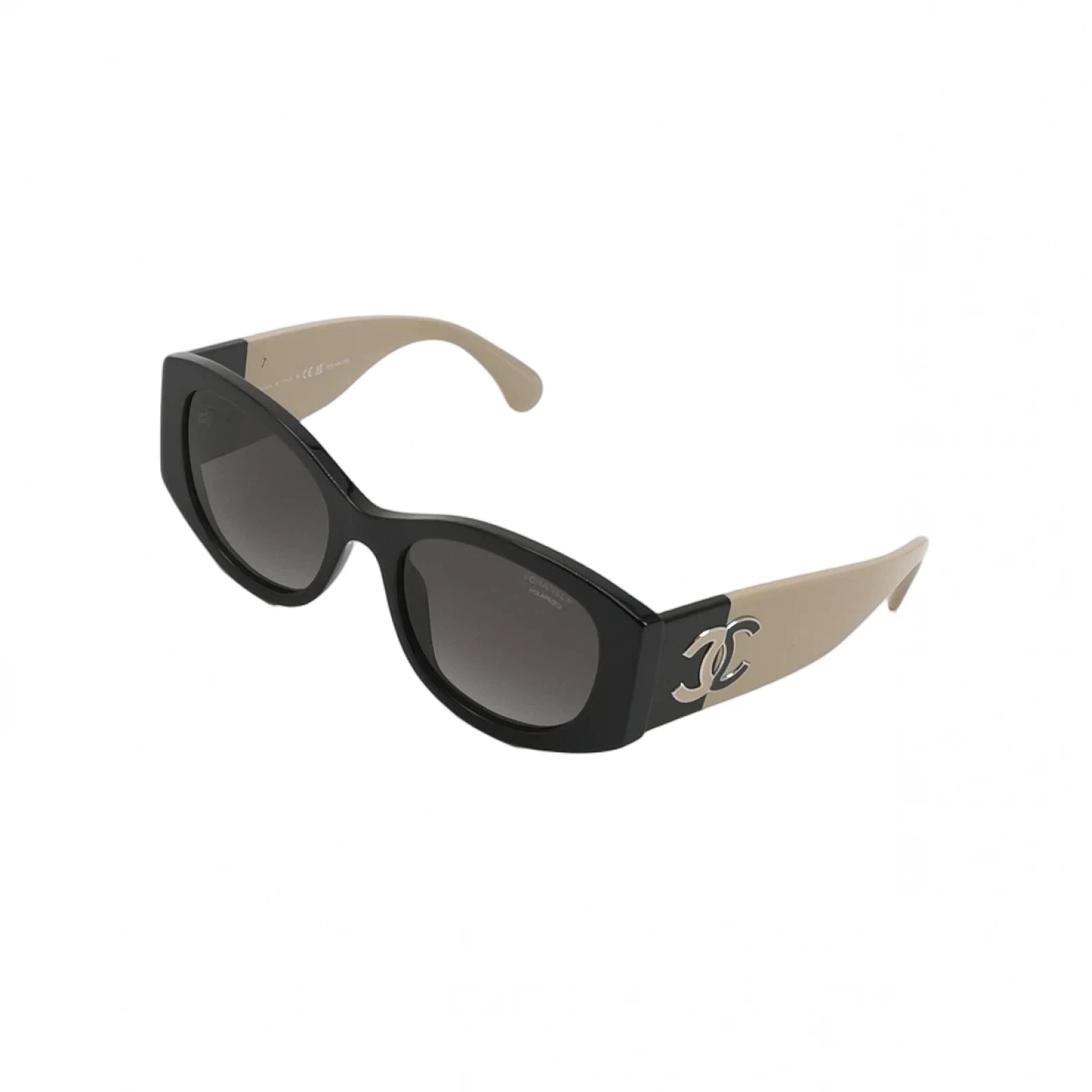 Chanel Double-C Sunglasses, Black