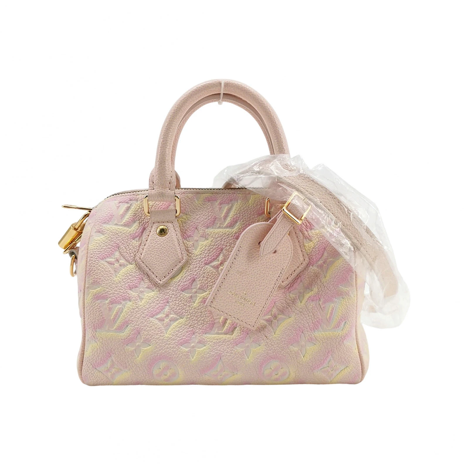 Louis Vuitton Speedy 20 Embossed, Pink