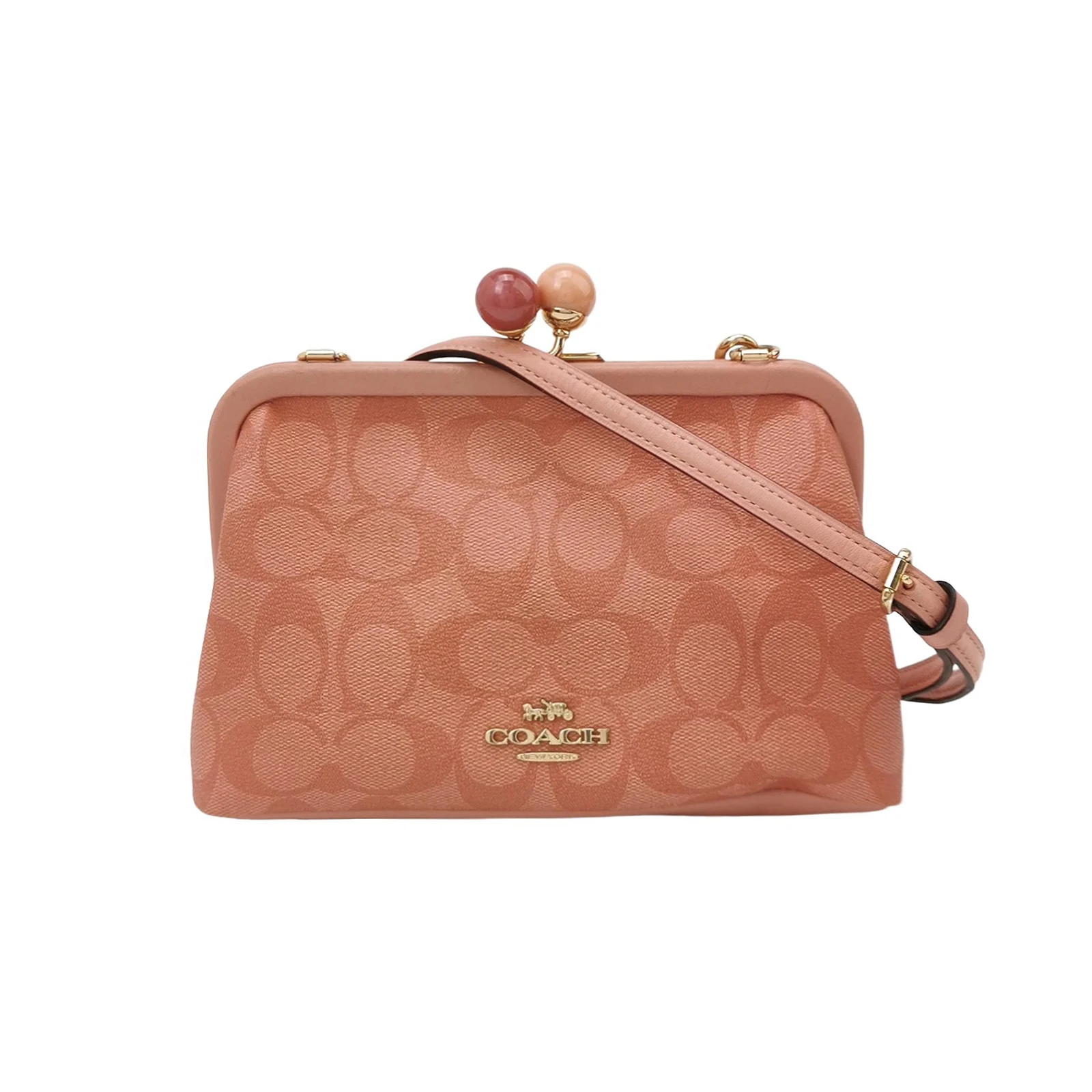 Coach Nora Kisslock Crossbody, Signature
