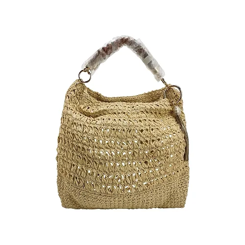 Jimmy Choo Woven Fringe Shoulder Bag