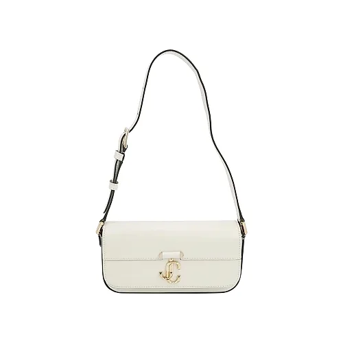 Jimmy Choo Avenue Shoulder Bag, White