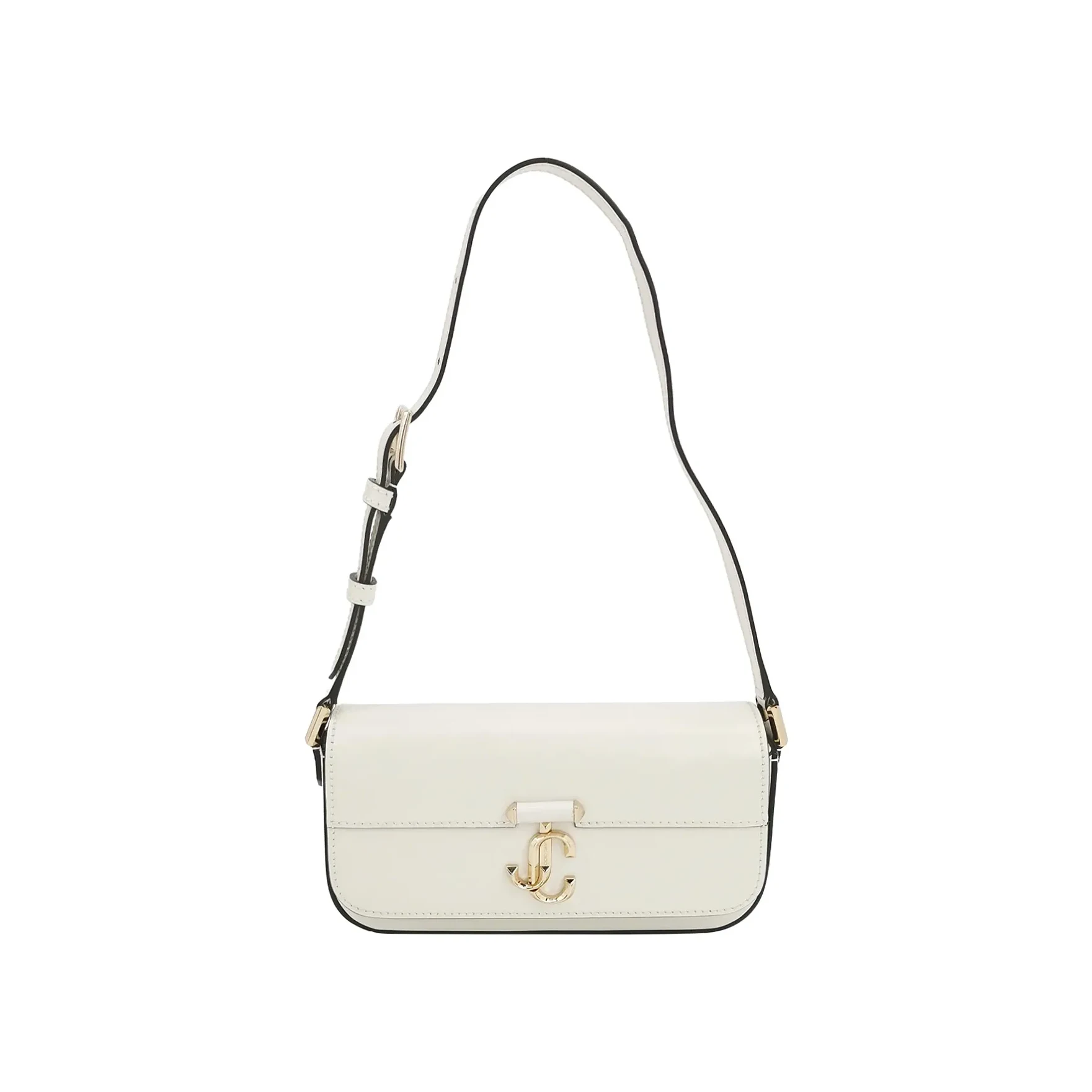 Jimmy Choo Avenue Shoulder Bag, White