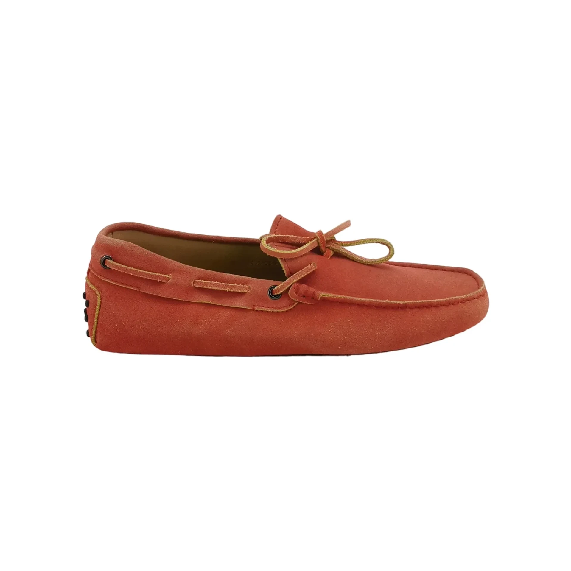 Tod's Bow Suede Flats, Red