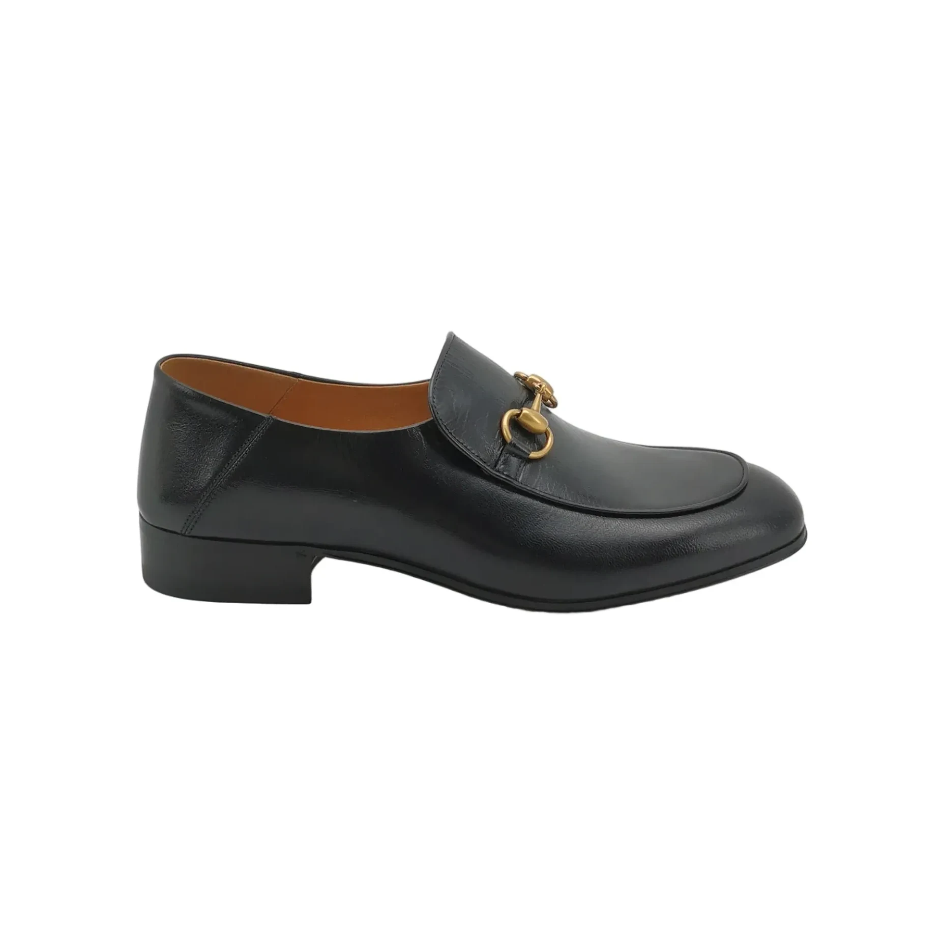 Gucci Horsebit Loafers, Black Lambskin