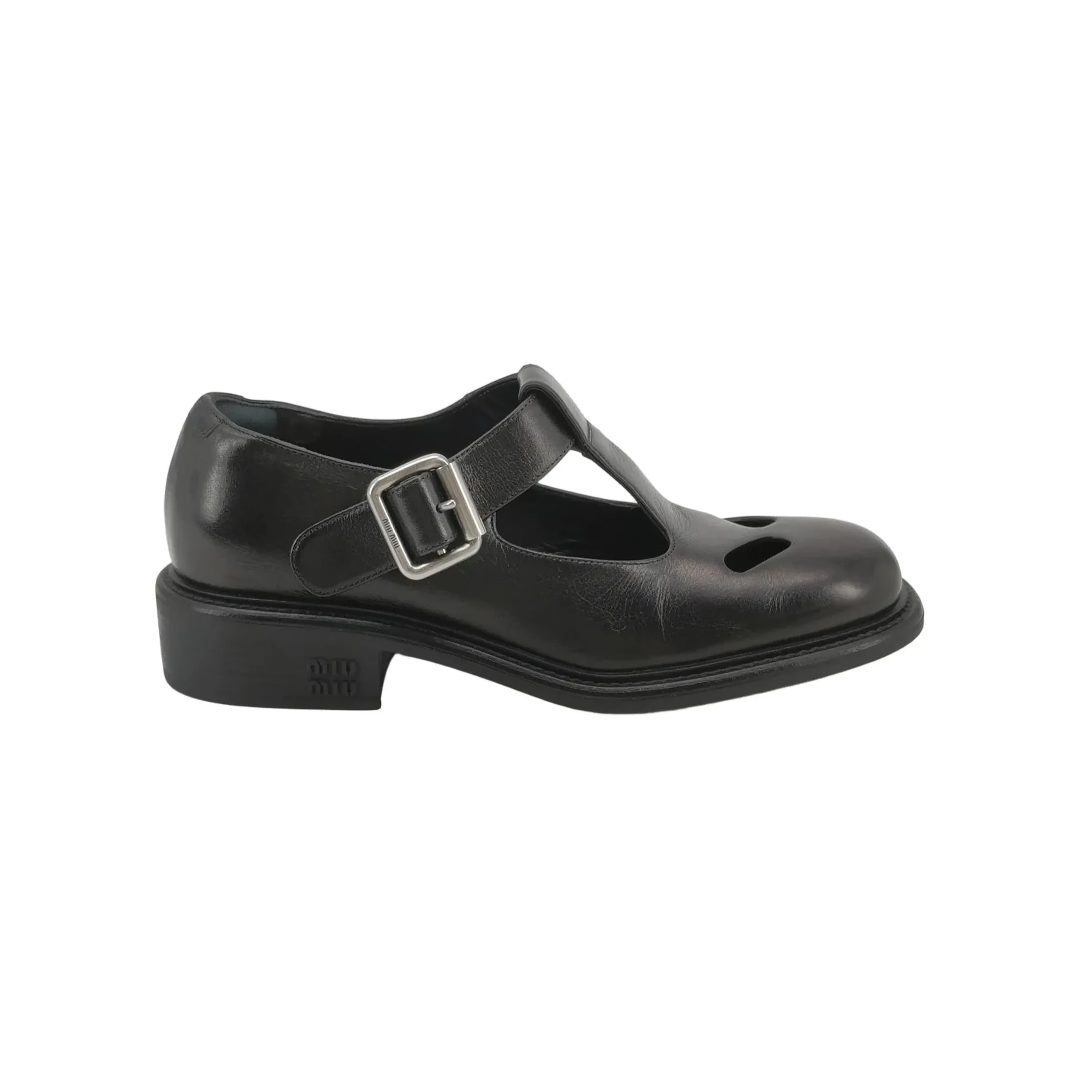 Miu Miu Pin-Buckle Loafers