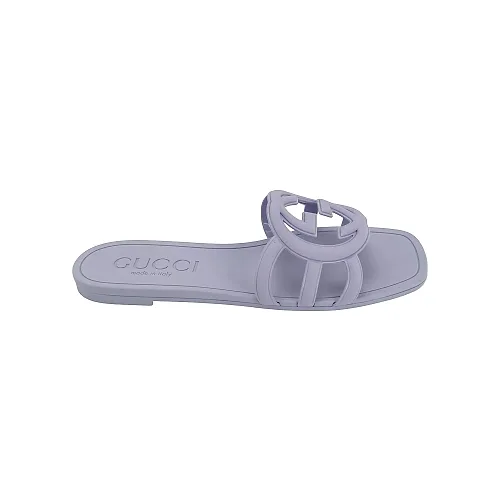 Gucci Rubber Slides, Double-G
