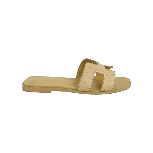 Hermès Oran Sandals, Ostrich