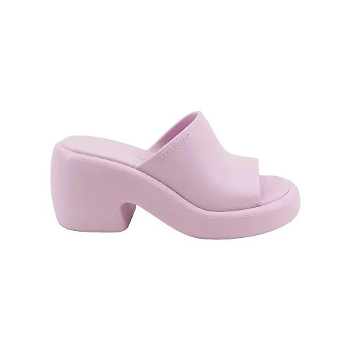 Salvatore Ferragamo Platform Mules, Pink