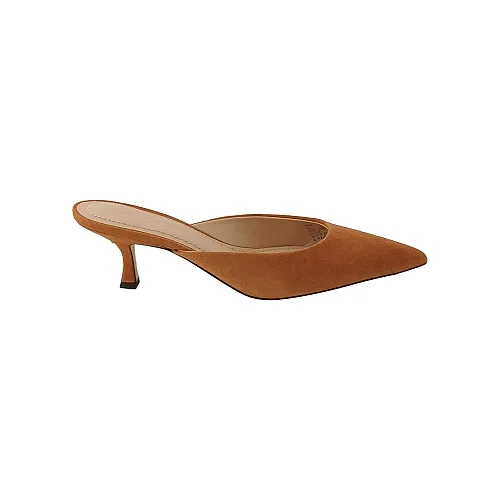 Coach Pointed Suede Mules