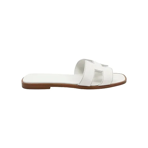 Hermès Oran Sandals, White