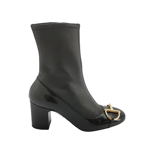 Gucci Horsebit Ankle Boots, Black